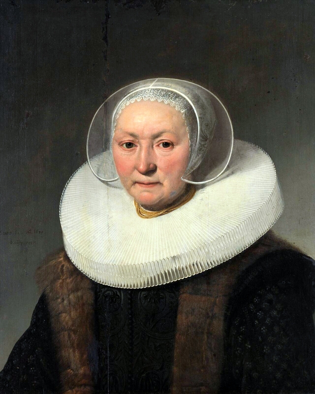 Portrait of Cornelia van Wesel by Jacob Gerritsz. Cuyp