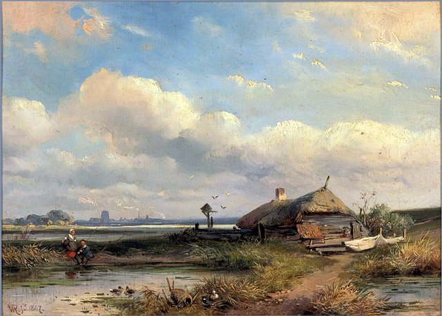 painting by Willem Roelofs