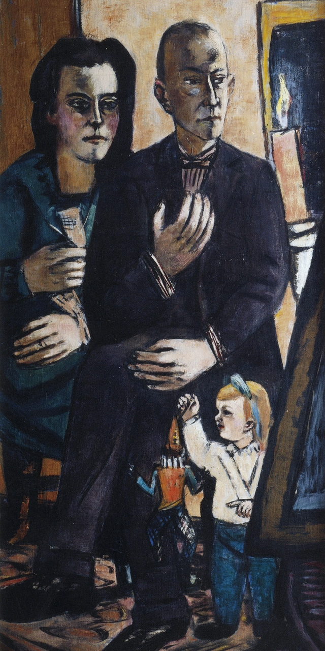 Portrait of the Family Lütjens by Max Beckmann
