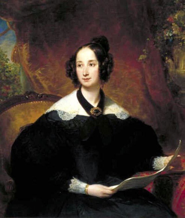 Portrait of Elizabeth Margaretha Craeyvanger-Swillens by Jan Willem Pieneman