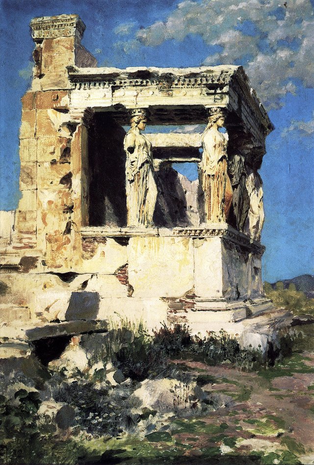 Erechtheion by Vasily Polenov