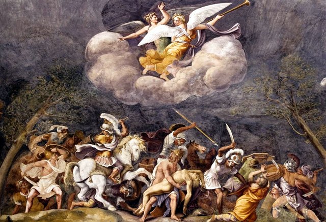 Ajax Defends Patroclus's Corpse by Giulio Romano