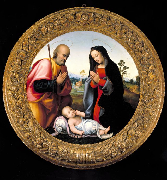 Holy Family by Mariotto Albertinelli