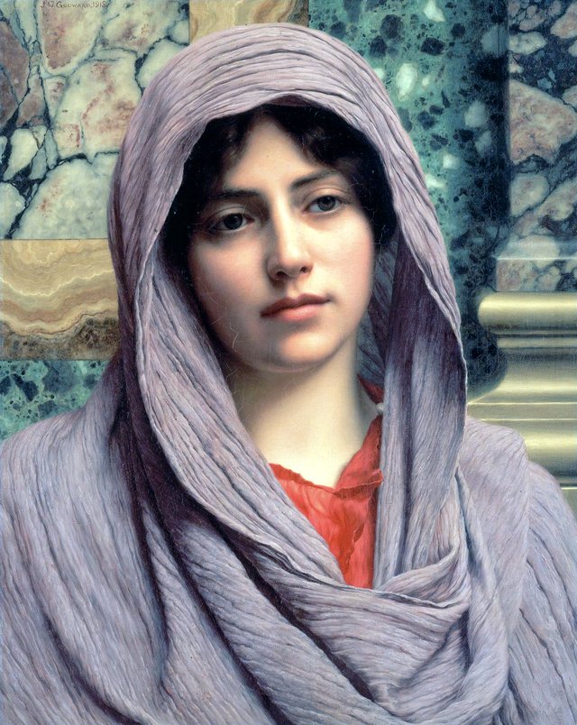 Lycinna by John William Godward