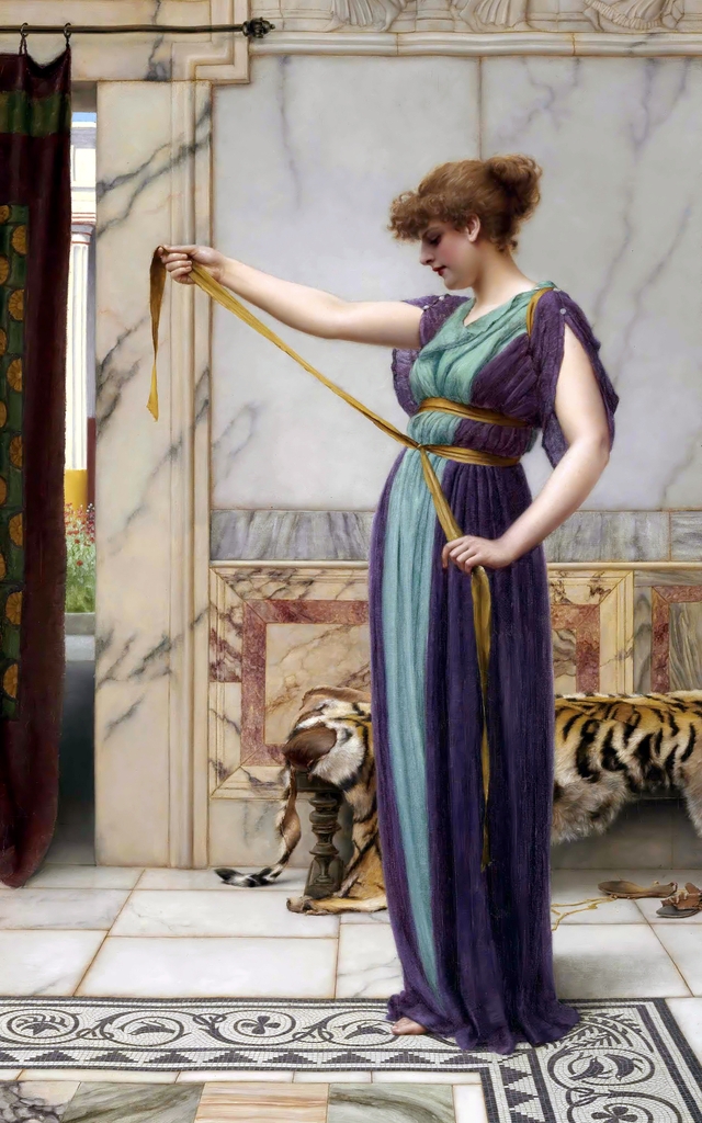 A Pompeian Lady by John William Godward