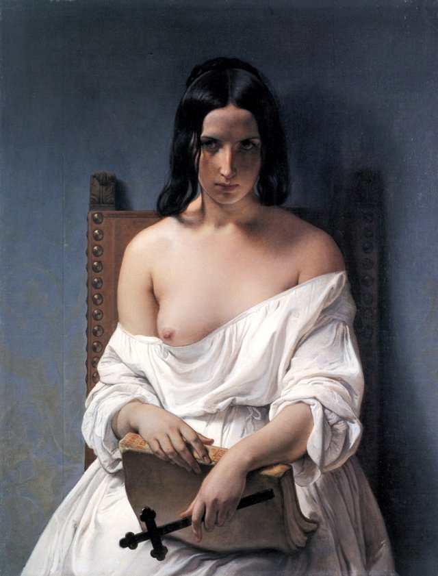 Meditation on the History of Italy by Francesco Hayez