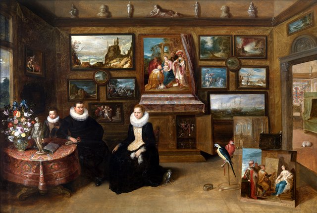 The Collection of paintings of Sebastiaan Leerse by Frans Francken the Younger