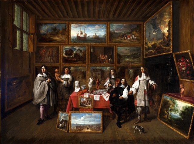 A Picture Gallery by Gillis van Tilborgh