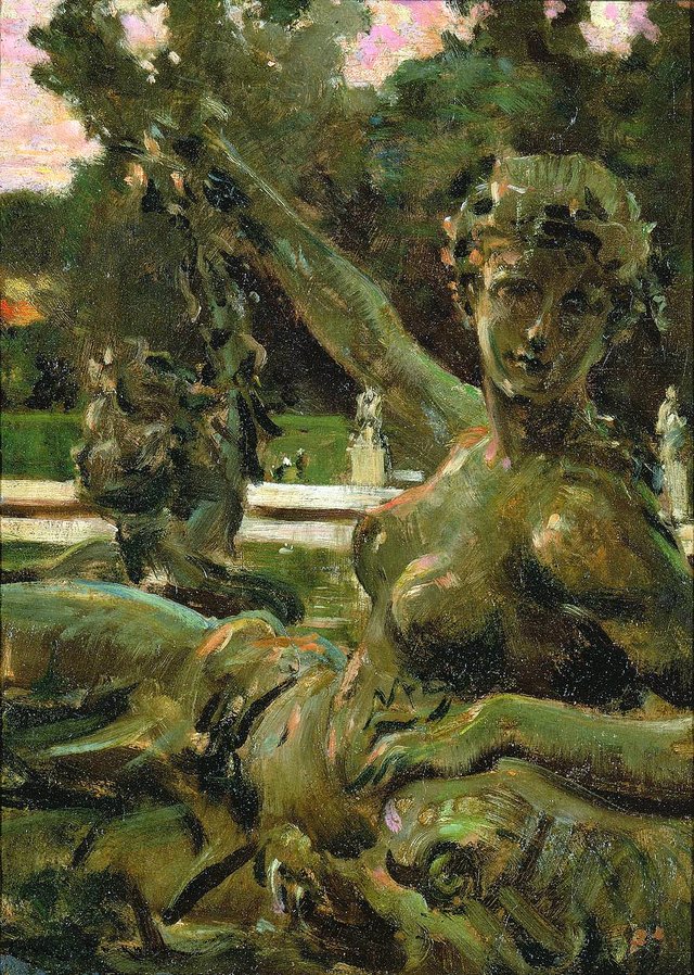 Nymph and Cupid by James Carroll Beckwith