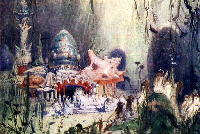 Подводный терем by Viktor Vasnetsov