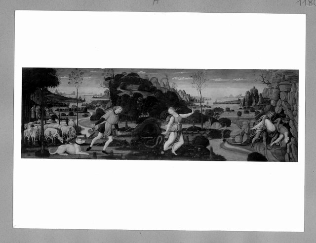 Orpheus, Eurydice and Aristaeus by Jacopo da Sellaio