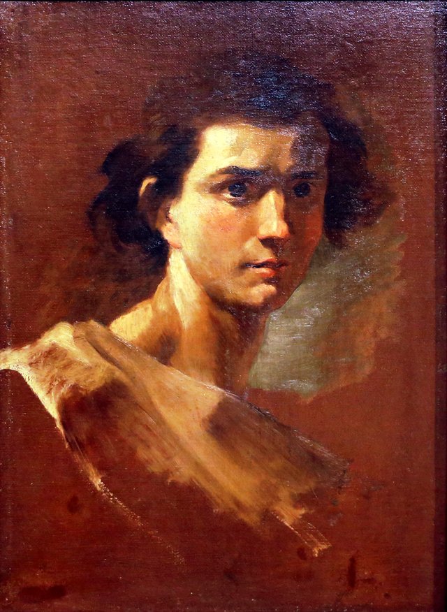 Head of a young man by Gian Lorenzo Bernini