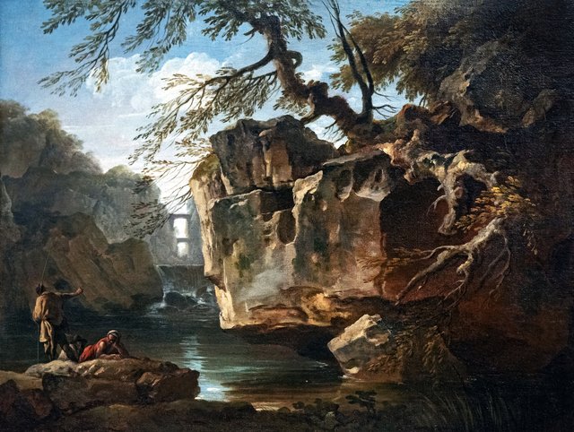 Waterfall by Joseph Vernet