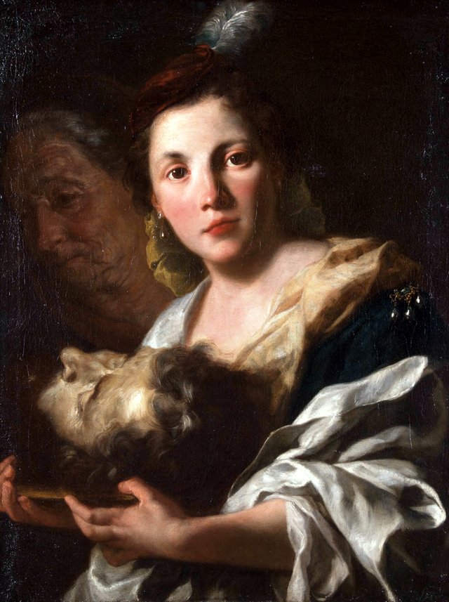 Salome and the head of St. John the Baptist by Gaspare Traversi