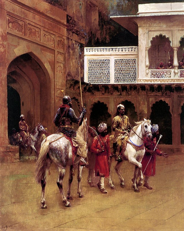 Agra Palace by Edwin Lord Weeks