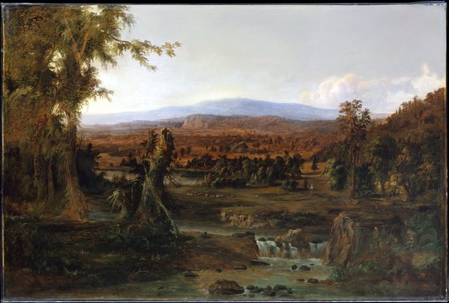 Landscape with Shepherd by Robert Seldon Duncanson
