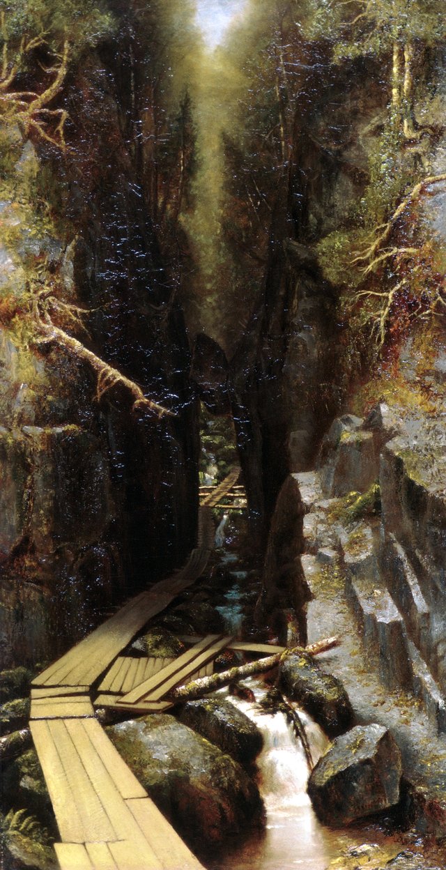 The Boulder and the Flume by Ralph Albert Blakelock