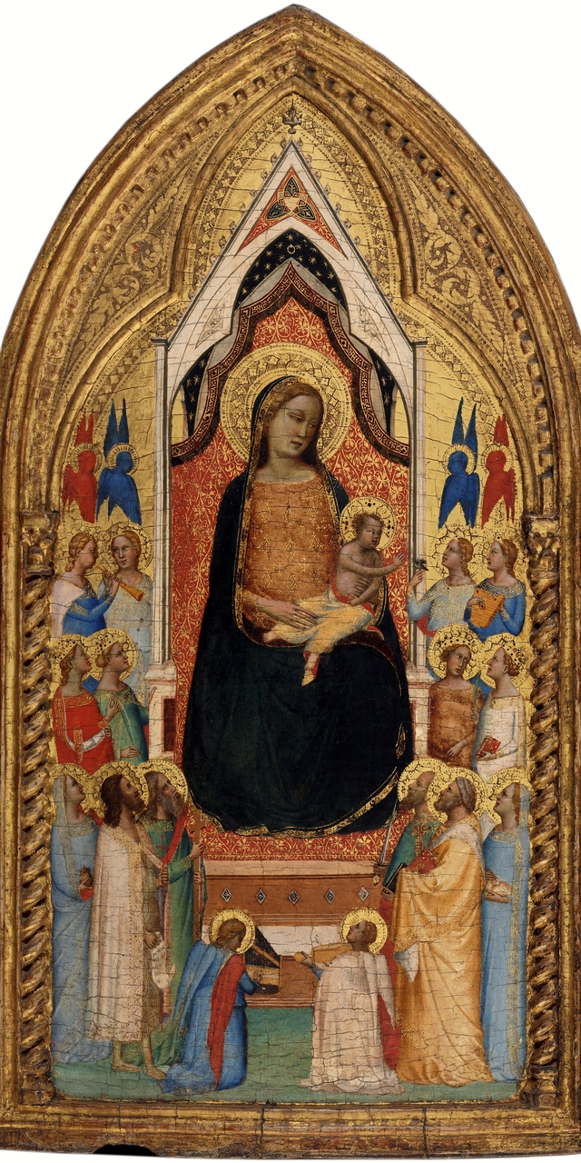 Madonna and Child with Saints and Angels by Bernardo Daddi
