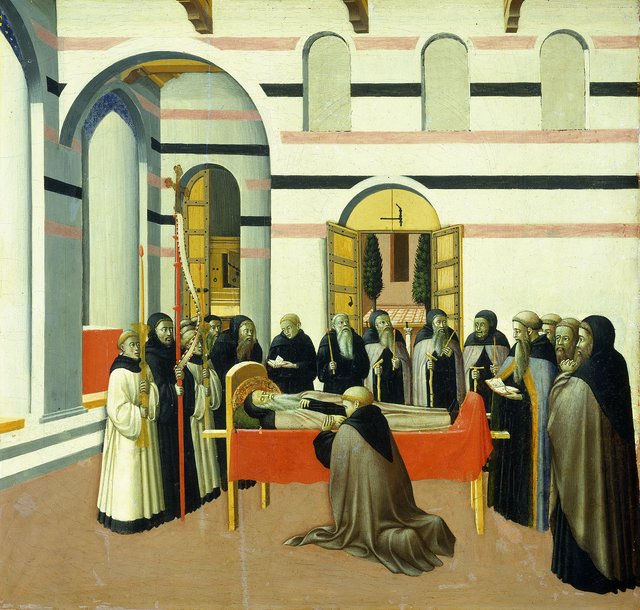The Death of Saint Anthony by Sano di Pietro