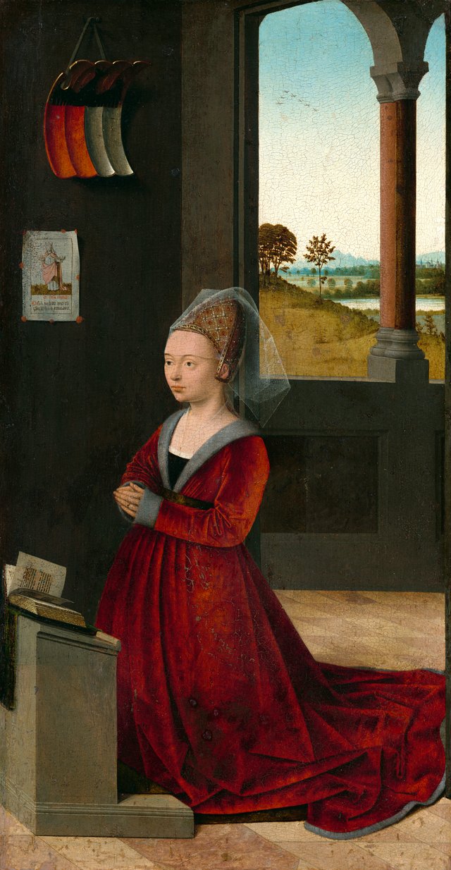 Portrait of a Female Donor by Petrus Christus