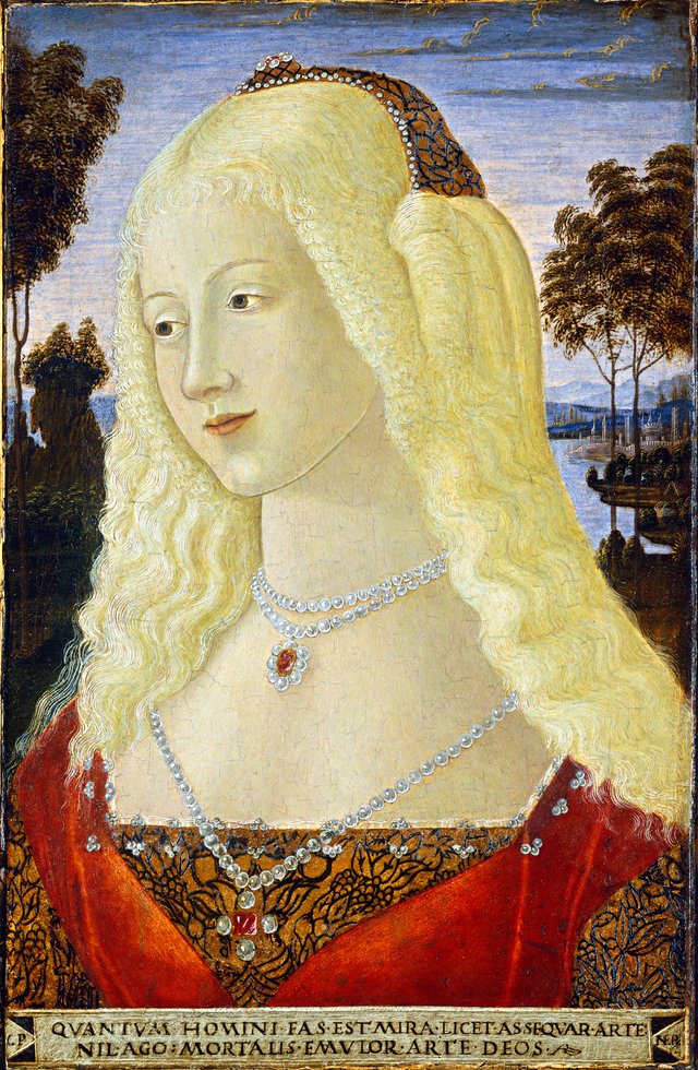 Portrait of a Lady by Neroccio di Bartolomeo de' Landi