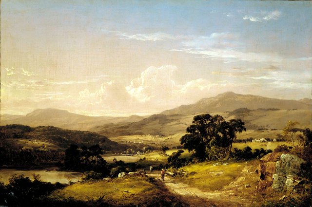 Near Squam Lake, New Hampshire by David Johnson