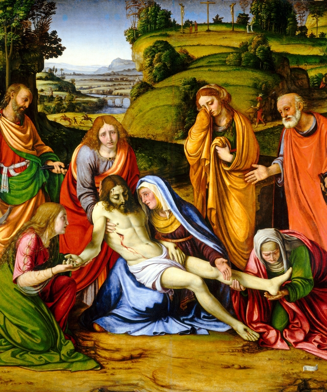 Lamentation by Andrea Solari