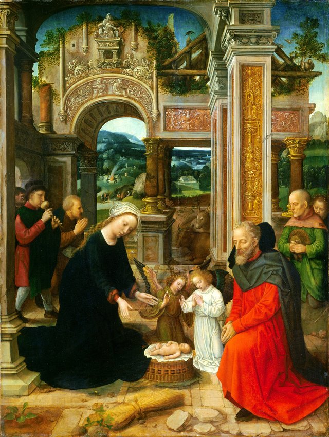 The Adoration of the Shepherds by Adriaen Isenbrandt