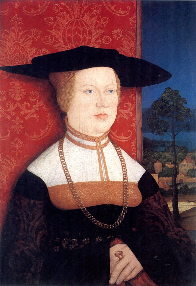 Margarethe Vöhlin, Wife of Hans Roth [obverse] by Bernhard Strigel