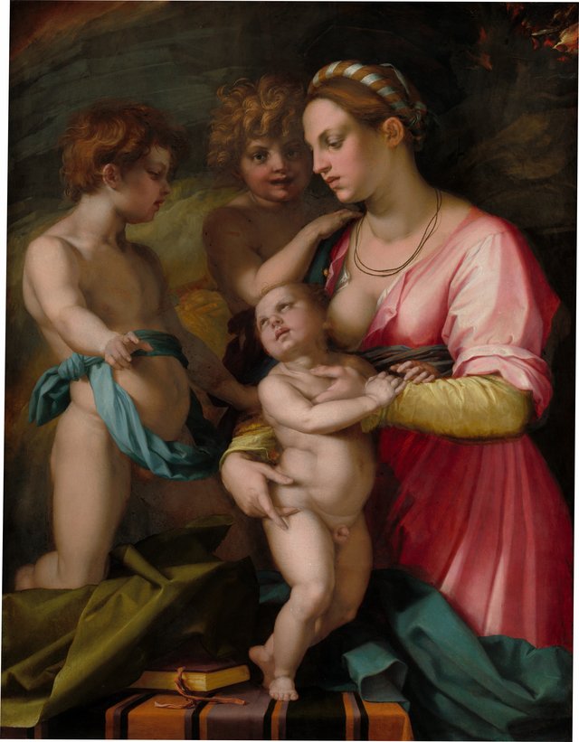 Charity by Andrea del Sarto