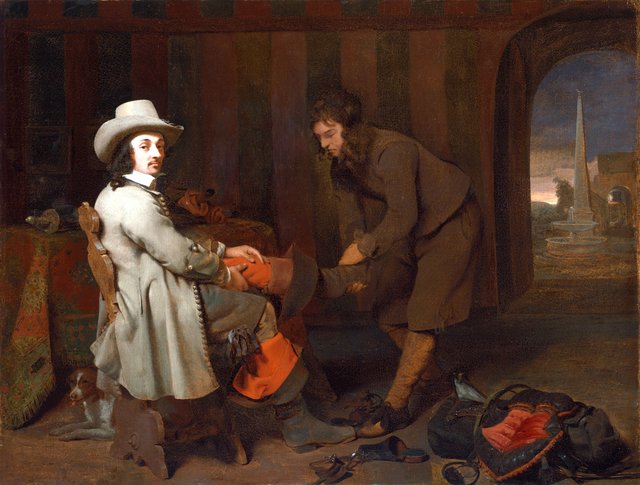 Anthonij de Bordes and His Valet by Michiel Sweerts
