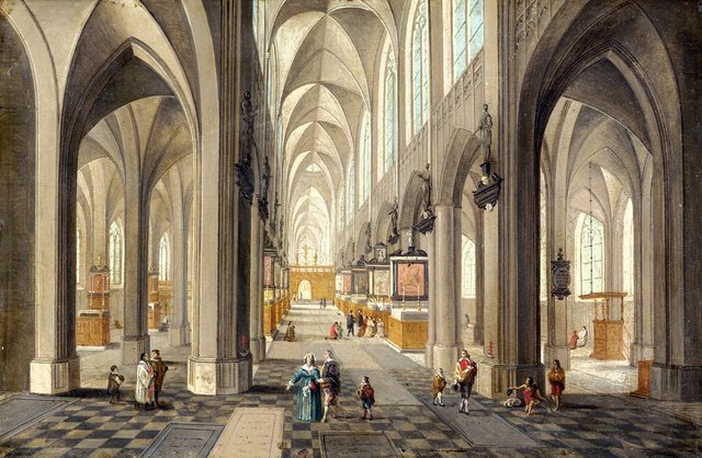 Antwerp Cathedral by Pieter Neefs the Elder