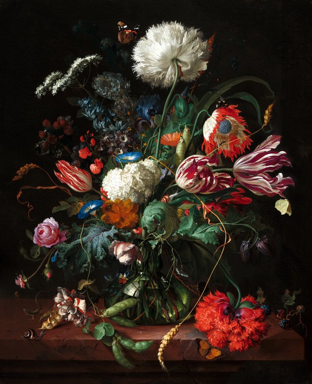 Vase of Flowers by Jan Davidsz. de Heem