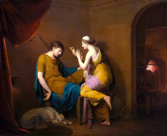 The Corinthian Maid by Joseph Wright of Derby