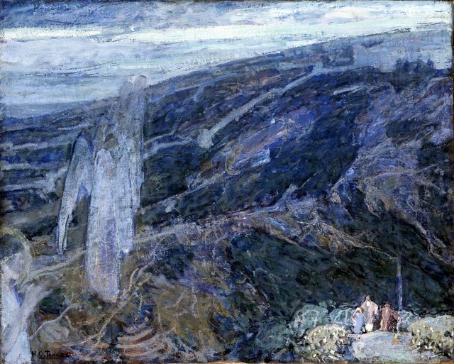 Angels Appearing before the Shepherds by Henry Ossawa Tanner