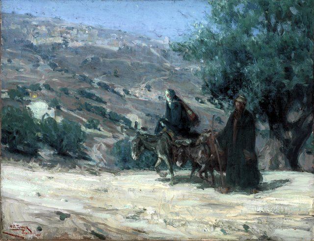 The Flight into Egypt by Henry Ossawa Tanner