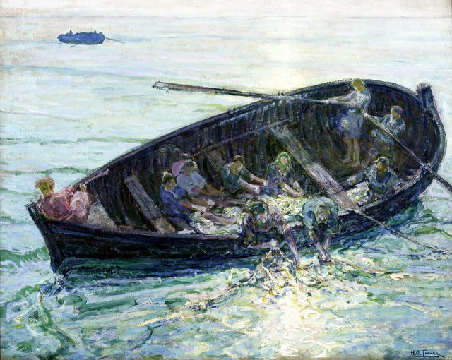 The Miraculous Haul of Fishes by Henry Ossawa Tanner