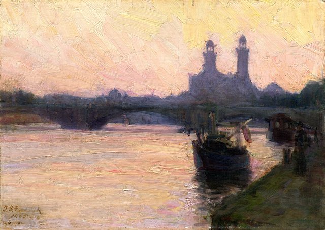 The Seine by Henry Ossawa Tanner
