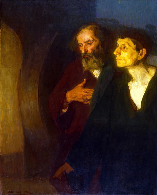 Two Disciples at the Tomb by Henry Ossawa Tanner