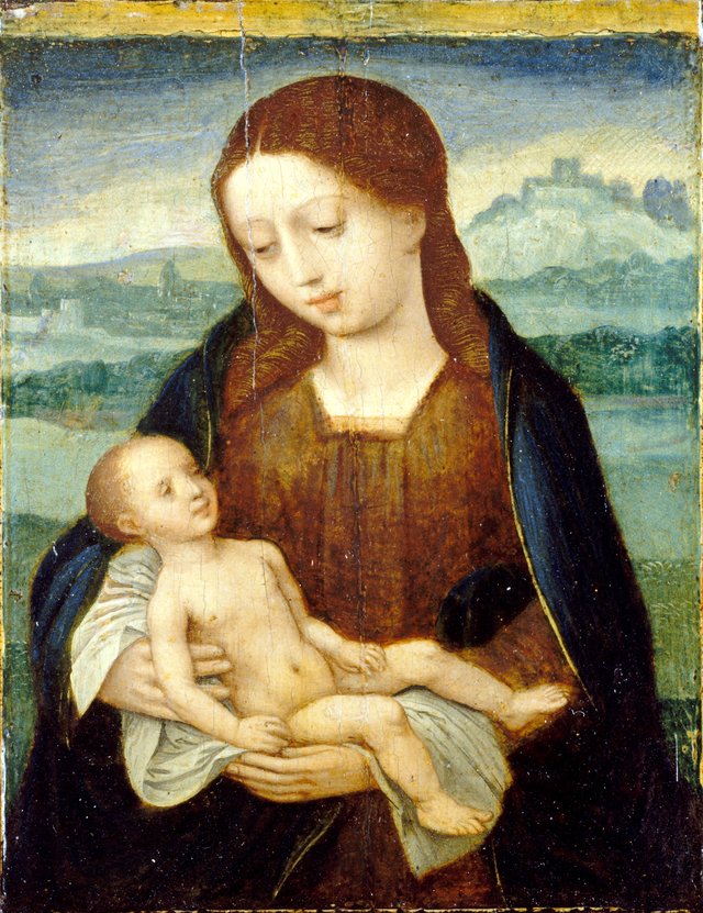 Virgin and Child by Master of the Female Half-Lengths