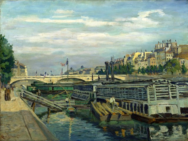 The Louis-Philippe Bridge in Paris by Armand Guillaumin