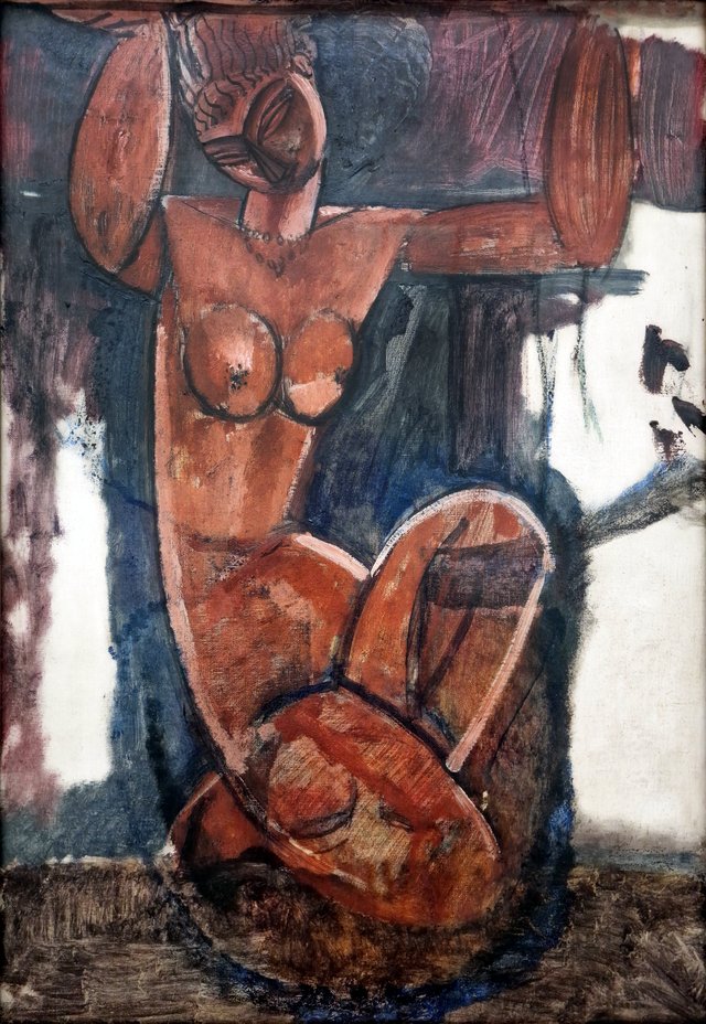 Caryatid by Amedeo Modigliani