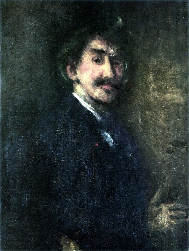 Gold and Brown: Self-Portrait by James McNeill Whistler
