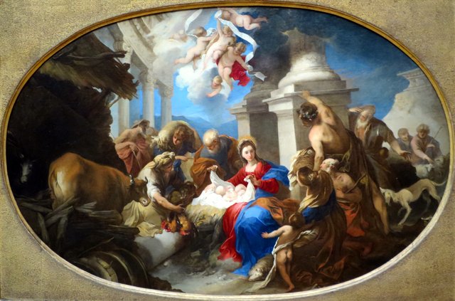 The Adoration of the Shepherds by Valerio Castello