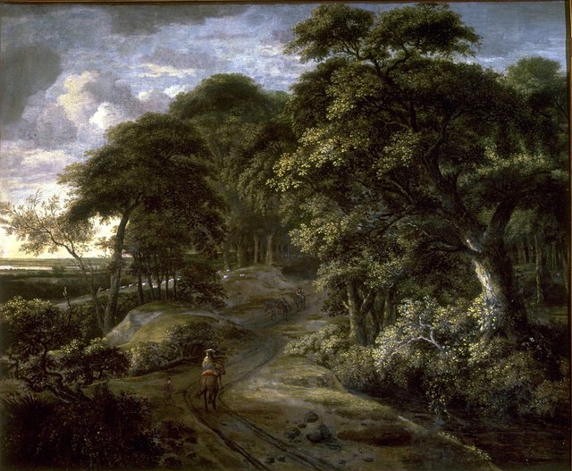 Entrance to a Forest by Philips Koninck
