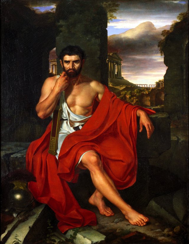 Caius Marius Amid the Ruins of Carthage by John Vanderlyn