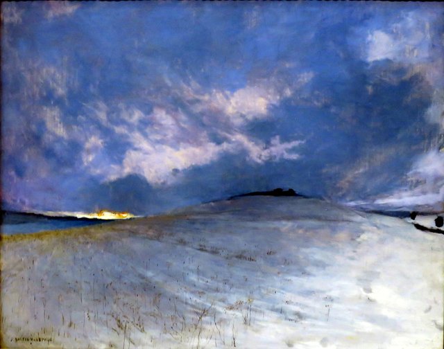 Snow Effect, Damvillers by Jules Bastien-Lepage