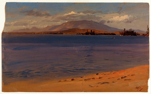 Mount Katahdin from Lake Millinocket by Frederic Edwin Church