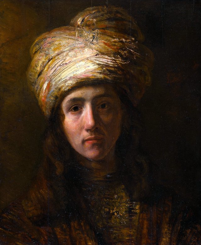 Young Man in a Turban by Samuel van Hoogstraten