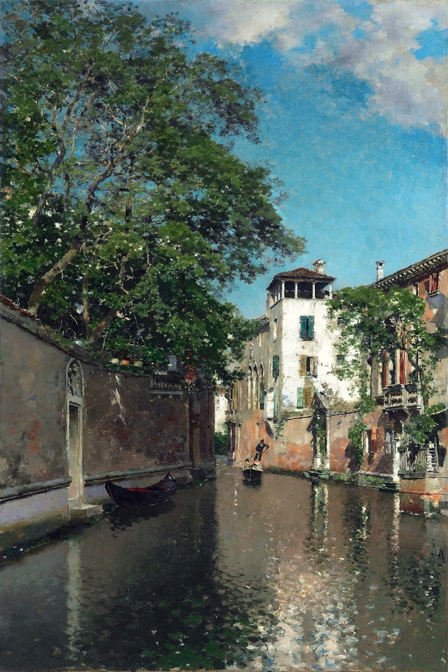 Canal in Venice by Martín Rico